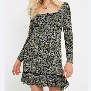 Free People boheme floral mini dress